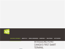 Tablet Screenshot of nationalpayments.ca